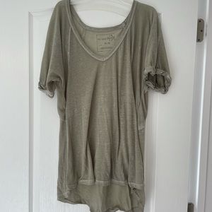 Free people V neck T-shirt.
